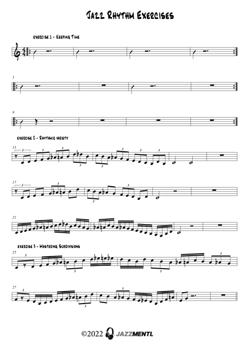 Jazz Rhythm Exercises