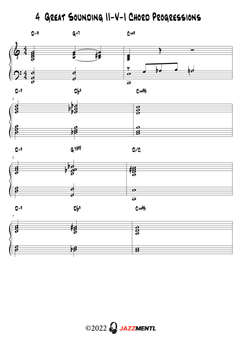 II-V-I Chord Voicings