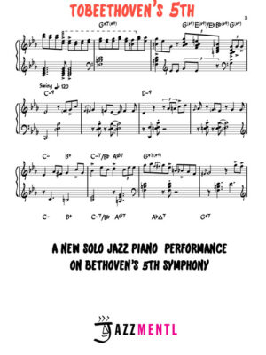 Tobeethoven's 5th Solo Jazz Piano Transcription