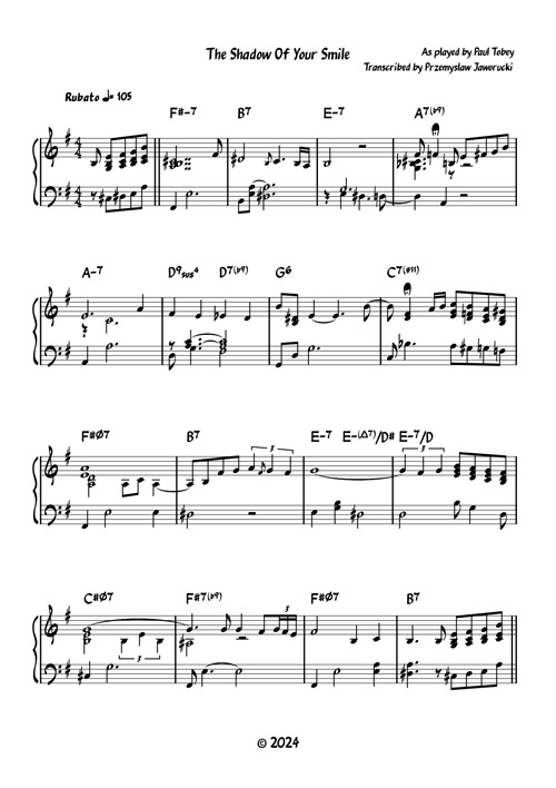 Timeless Jazz Standards (Paul Tobey Transcriptions) Music Book - Image 4